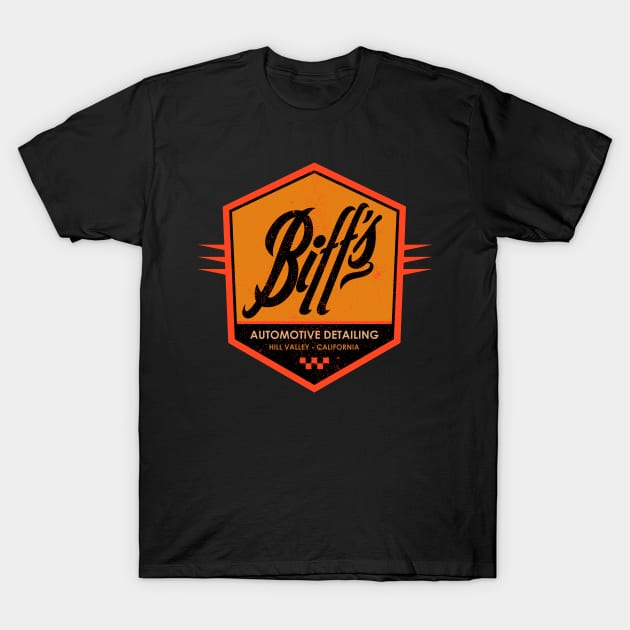 Biff Automotive Detailing T-Shirt by Sachpica